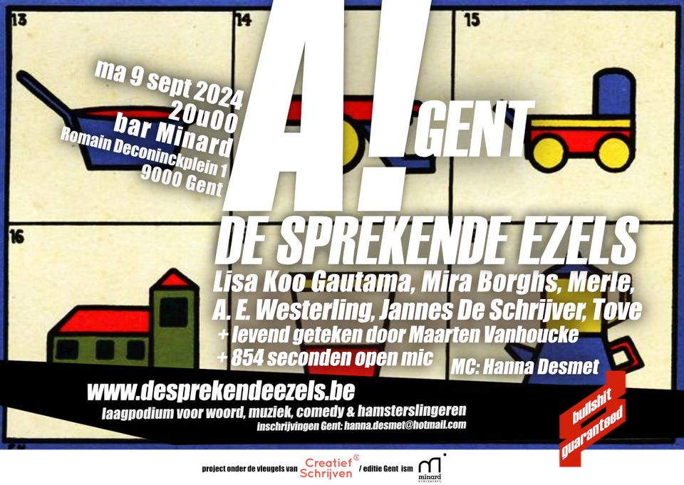 Coverfoto De Sprekende Ezels Gent: seizoensopener!